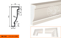 Молдинг Lepninaplast МВ-115/2