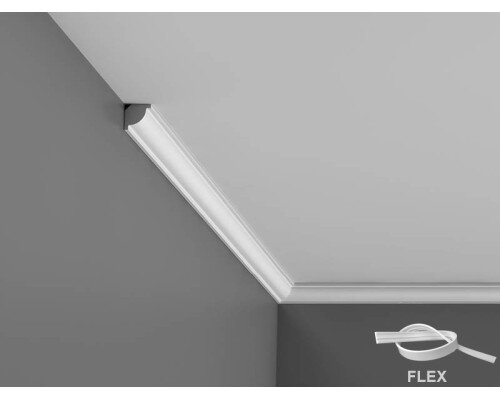 Гибкий плинтус для потолка Orac Decor CX 132 F
