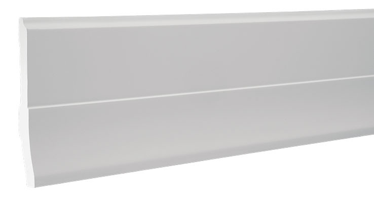 Полиуретановый напольный плинтус Европласт 6.53.105