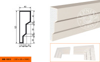 Молдинг Lepninaplast МВ-120/3