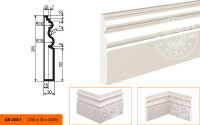 Молдинг цокольный Lepninaplast ЦВ-200/1
