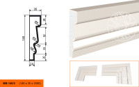 Молдинг Lepninaplast МВ-140/3