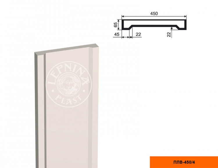 Тело пилястры Lepninaplast ПЛВ-450/4