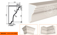 Карниз Lepninaplast КВ-210/2