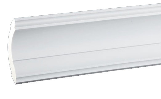 Гибкий потолочный плинтус Европласт 1.50.101