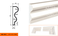 Молдинг Lepninaplast МВ-150/5