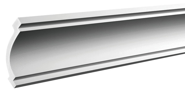 Гибкий потолочный плинтус Европласт 1.50.106