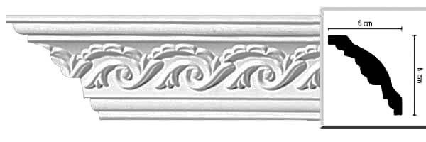 Гибкий потолочный карниз Decomaster 95610 FLEXIBLE