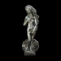 Декоративная статуя Афродита Decorus ST-003 (хромированное серебро)