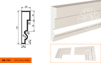 Молдинг Lepninaplast МВ-175/1