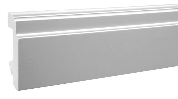 Полиуретановый напольный плинтус Европласт 6.53.101