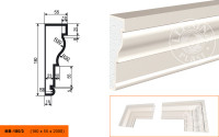 Молдинг Lepninaplast МВ-180/3