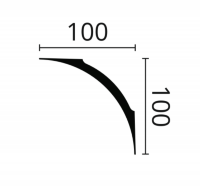 Потолочный плинтус из пенопласта NMC Nomastyl NE4