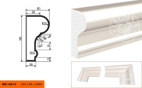 Молдинг Lepninaplast МВ-180/10