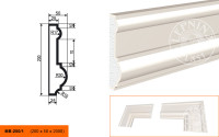 Молдинг Lepninaplast МВ-200/1