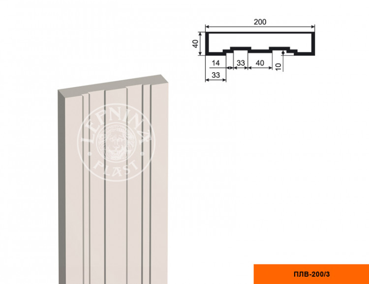Тело пилястры Lepninaplast ПЛВ-200/3 (2.5 м)
