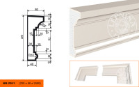 Молдинг Lepninaplast МВ-220/1