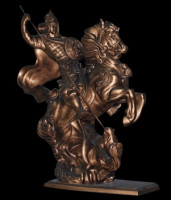 Декоративная статуя Георгий Победоносец Decorus ST-013 (бронза)