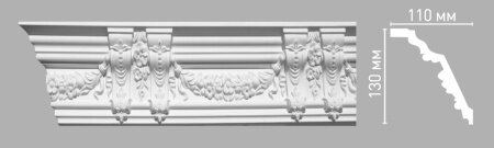 Плинтус потолочный Decomaster 95095