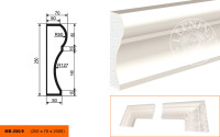 Молдинг Lepninaplast МВ-250/5