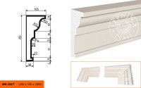 Молдинг Lepninaplast МВ-250/7