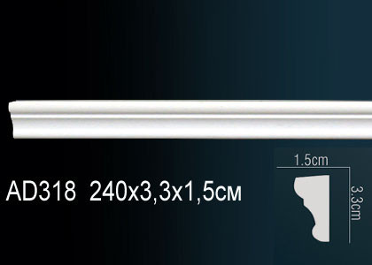 Гибкий молдинг Perfect AD318F