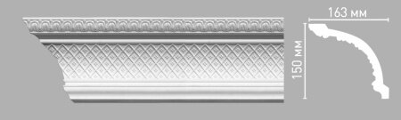 Плинтус потолочный Decomaster 95140